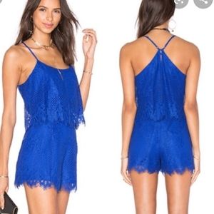 Lovers+Friends Lace Romper